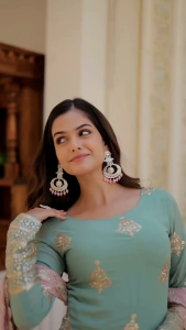 KURTI 💕 *PREMIUM DESIGNER READYMADE KURTI-PALAZZO-DUPATTA COLLECTIONS MK919 KURTI