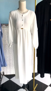Gamis midi polos wanita // Dress midi polos wanita