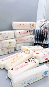 Kawaii and Flamingo Themed Pencil Case for Students and Professionals - Portable and Durable Stationery Organizer