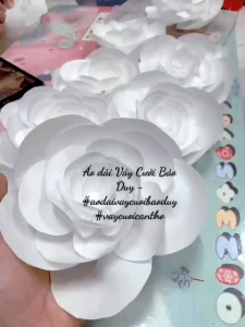 Hoa hồng vải tafta cao cấp trang trí trang phục