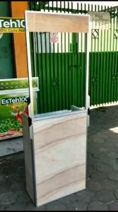Booth Lipat / Booth Portable / Gerobak Lipat Murah Meriah