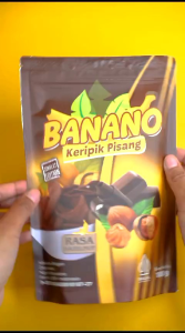 KRIPIK PISANG BANANO HAZHELNUT 100 GR