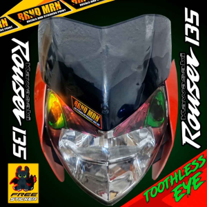 KAWASAKI ROUSER 135 2011 TOOTHLESS WINKER EYE DECAL STICKER TINT PROTECTOR