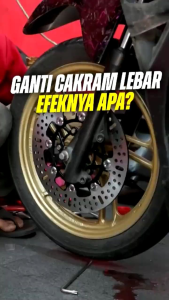 SCARLET RACING - PIRINGAN LEBAR DEPAN BEAT SCOOPY VARIO SPACY GENIO MIO FINO MIO M3 Uk 260MM