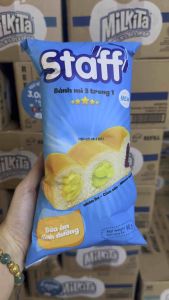 Combo 10 Bánh staff 3 vị bơ sữa khoai môn 90g ( Có Số lượng lớn cho kh mua từ thiện suất ăn CN.... )