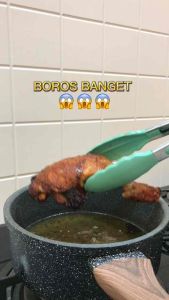 Roschel Chroma Granite Saucepan 16 cm  18 cm + Tutup Kaca Non-Stick Greblon C3 German Coating Panci Susu Anti Lengket Sauce Pan Panci Wajan Penggorengan Anti Lengket Induksi