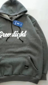 Sweater Hoodie Pria Distro Greenlight Free Stiker Bahan Tebal