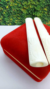 klokotan once cangklong tulang kerbau ukir bunga premium