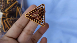 250grams tribal beads triangle shape diy beads for costume and crafting