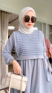 Midi Dress Knit Aster Salur