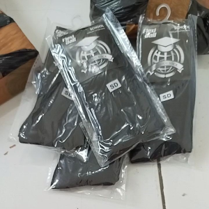 3 Pasang Kaos Kaki Sekolah Hitam Polos SD