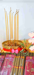 (Chính Hãng)185 Cây Nhang Cuốn Tàn Vàng Hương Lài/Nhang Thần Tài Thái Lan giá sỉ