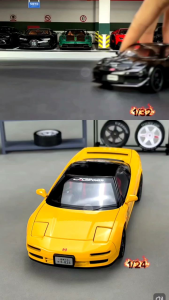 🇲🇾LJS1 Honda Acura NSX NA1 street racing JDM 1:32 collections Alloy Diecast Scale Model Car Pull Back Light Sound decorations toys