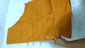 อังสะพระผ้าหางกระรอก แบบ3กระเป๋า เสื้อพระ อังสะพระ