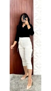 celana cargo wanita soft jean terbaru viral kekinian gaya korean dan style