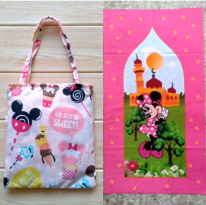 MUKENA ANAK KUROMI#MUKENA2-5THN#MUKENA+SEJADAH#