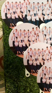 Kipas Tangan Custom Bulat 1 Sisi Desain Bebas Sesuka Kalian