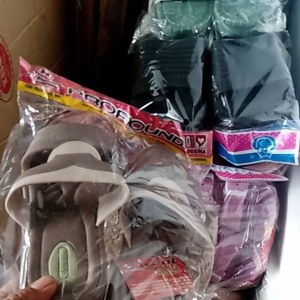 sandal model slop karet new era untuk wanita