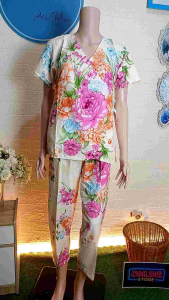 Piyama kimono motif flower