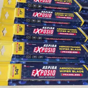 Wiper Frameless Blade Mobil Merk Aspira Exposio 14\" - 24\" Inch Original