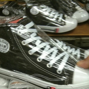 SEPATU SEKOLAH NB BOT TALI HITAM PUTIH TKSDSMPSMA TOP TERLARIS