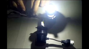 Lampu LED C6 Dus Hitam Head Light Lampu Utama H4-12V 6000K Putih Super Terang