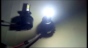 Lampu LED Mobil C6 Type H1 Black Series 12V 6000K Putih Super Terang