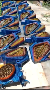 COVER RADIATOR / TUTUP KIPAS VARIO 125/150 CARBON TWOTONE