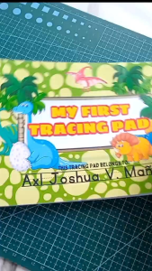 Colorful Illustrated DIY make your own Theme of Tracing Worksheet Pad 135pages for your kids do you own