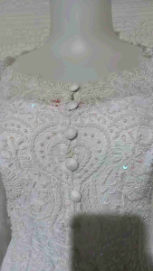 set kebaya akad nikah kebaya pengantin kerah sabrina