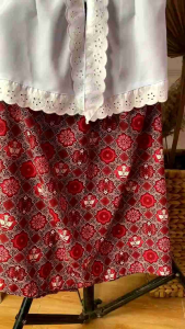 Stelan Kebaya Anak Putih Merah / Sekolah TK SD