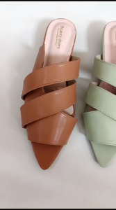 SENDAL WANITA BIG SIZE 37-45 tinggi 3cm variasi b2
