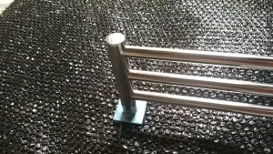 gantungan handuk kamar mandi / jemuran handuk stainless steel 1 s/d 4 baris panjang 60cm s/d 150cm / gantungan kamar mandi tembel dinding / gantungan serbaguna