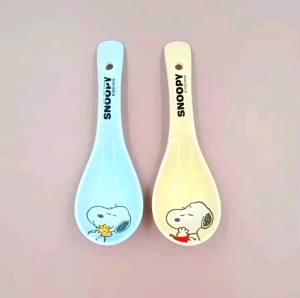 MANGKUK SENDOK SOUP KERAMIK IMPORT KARAKTER SNOOPY / MANGKOK SNOOPY IMPORT / SENDOK SNOOPY