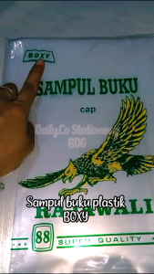 Sampul Buku Plastik Boxy Rajawali Tebal 1 Pack Isi 100 Lembar