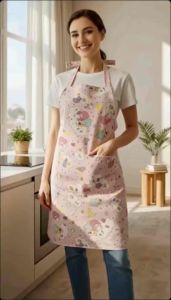 Little Twin Stars Reversible Apron (2 fabrics print on 1 Apron) Cotton Fabrics. Limited stock.