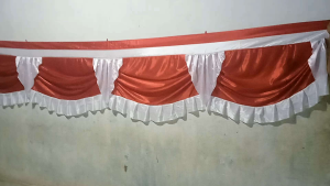 Bendera background panggung 10 gelombang
