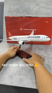 Big Size Turkish Airlines Boeing 787-9 Aircraft Display model Premium Collection Original 1/150