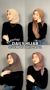 HIJAB SEGI EMPAT PARIS JADOEL BY VARISHA