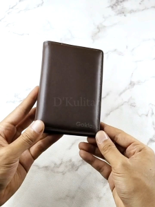 Dompet Kulit Pria 3/4 100% Lipat 3 Kulit