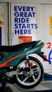STRIPING STANDAR ORI SHOGUN 110 2001 LIS STICKER DECAL SUZUKI SHOGUN 2002 toska
