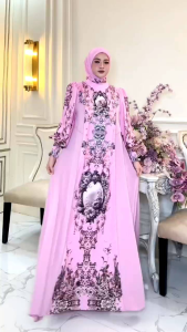 Haramain Series by Alya syari Gamis set syari Gamis Terbaru / Gamis set Hijab
