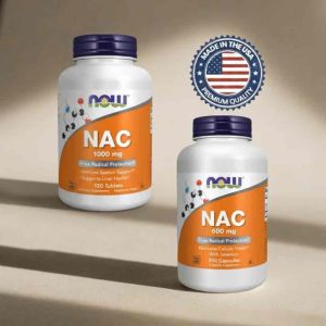 NOW Foods NAC N-Acetyl L-Cysteine 600mg 1000mg 120s 250s Capsules Tablets