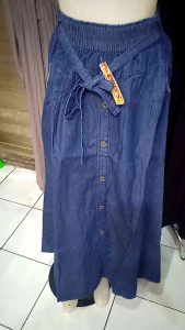 Rok Jeans Klok Jumbo Tidak Luntur Dewasa