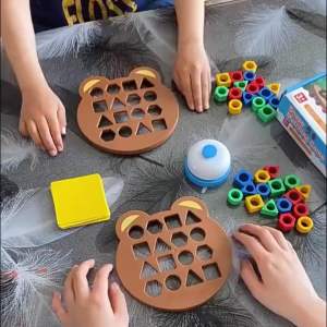 Montessori Trẻ Em Xếp Hình Học Phù Hợp Với Đồ Chơi Trẻ Em Tập Trung Huấn Luyện Đồ Chơi Giáo Dục Sớm