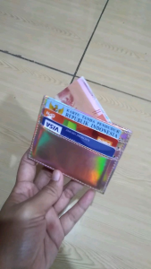 Dompet kartu / Card Holder Hologram by Tazzstore