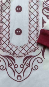 Setelan Baju Bayi - Koko Bayi Laki-laki Usia 3-12 Bulan Warna Maroon