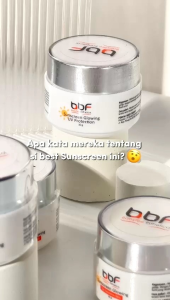 BBF Sunscreen Glowing Original Aman BPOM - Sunscreen BBF Ori