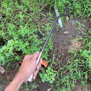 Alat penjabut Rumput Bahan full besi - Garpu 4 Gigi 2 In 1 Tajam siap Pakai