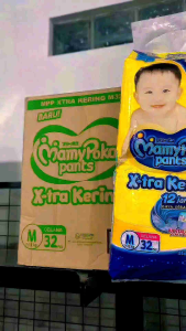 Paket 1 Karton MamyPoko X-tra Kering S38 M32 L28 Popok Bayi